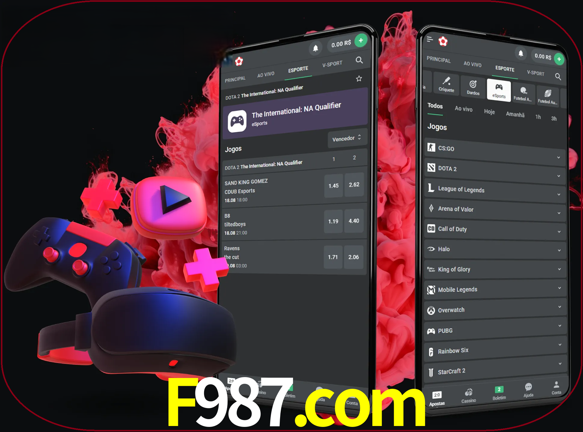 Para ter a aplicação móvel f987 no seu smartphone, basta descarregar o ficheiro apk e seguir as instruções.