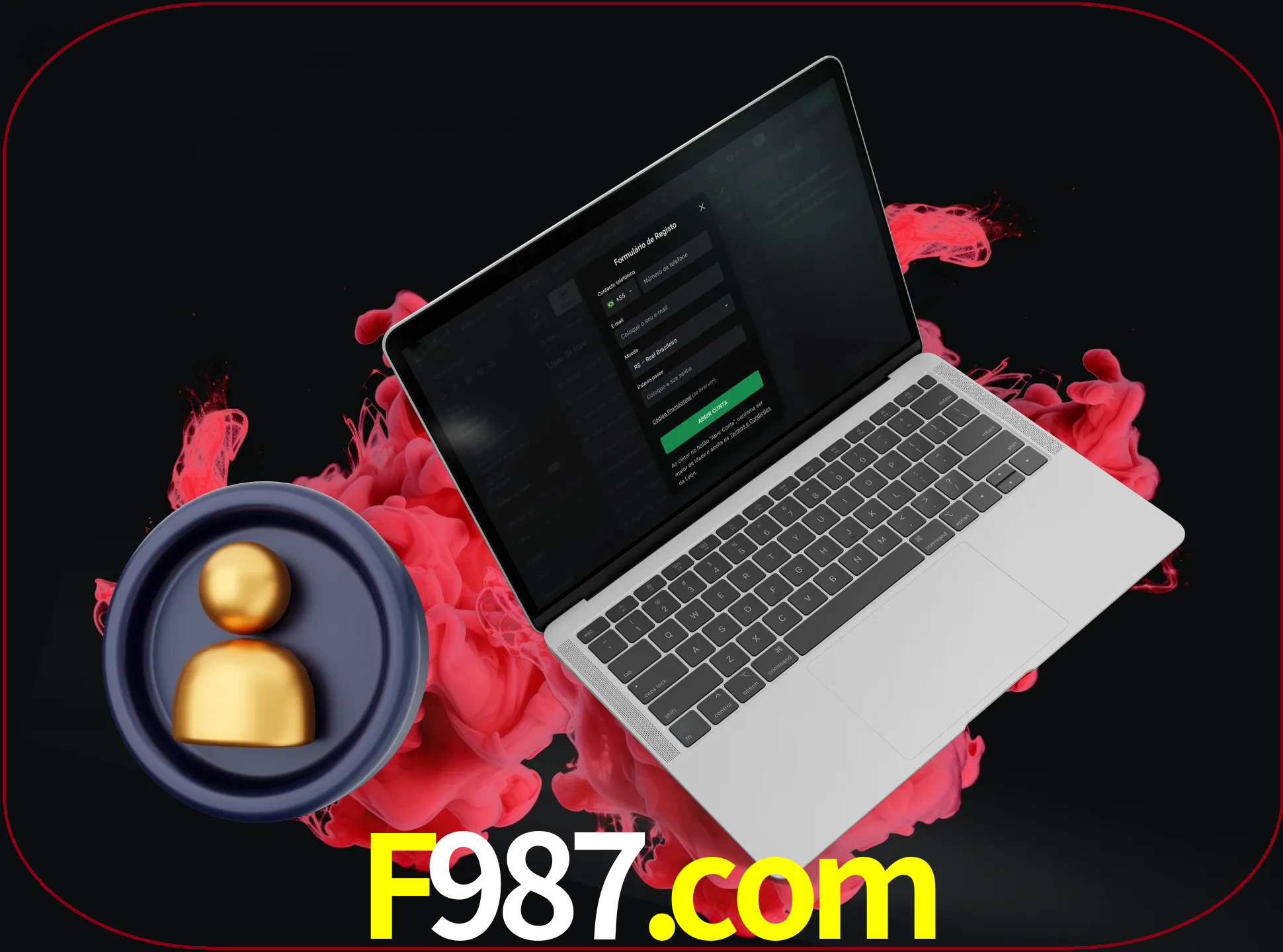 No cabeçalho do site f987, clique no botão que o levará a um formulário especial onde terá de introduzir as suas informações actuais.