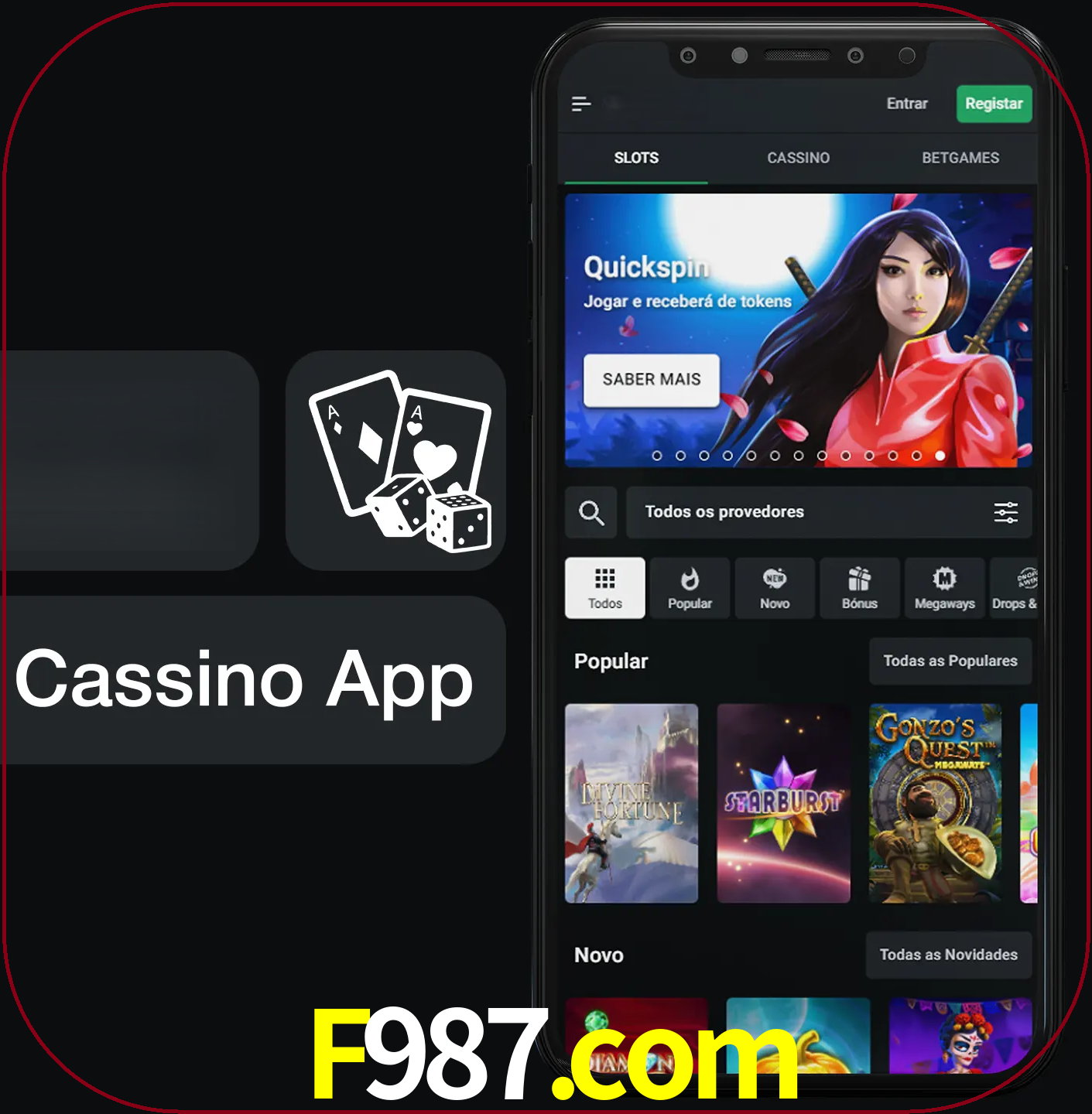 Jogue jogos de cassino e ganhe.
