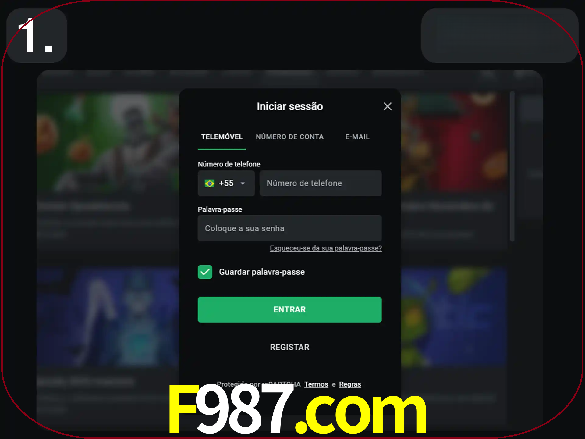 Acesse o site.